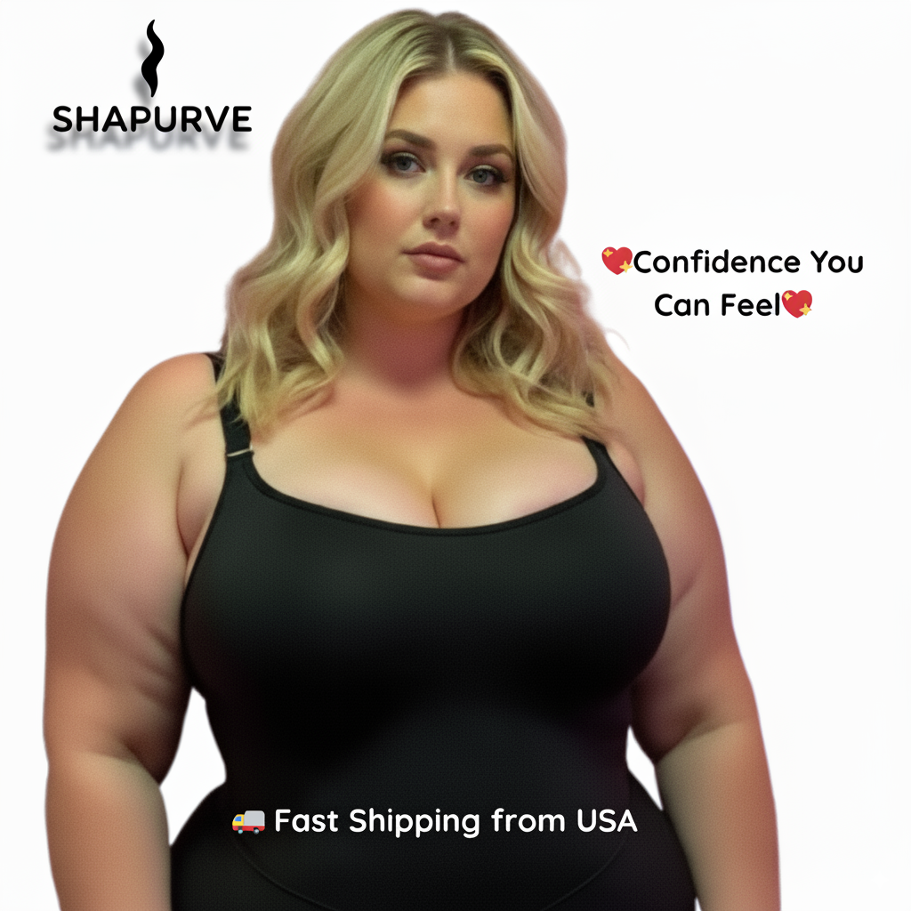 Plus Size Seamless Bodysuit – Tummy Control Shapewear for Confident Curvy Women