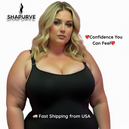 Plus Size Seamless Bodysuit – Tummy Control Shapewear for Confident Curvy Women