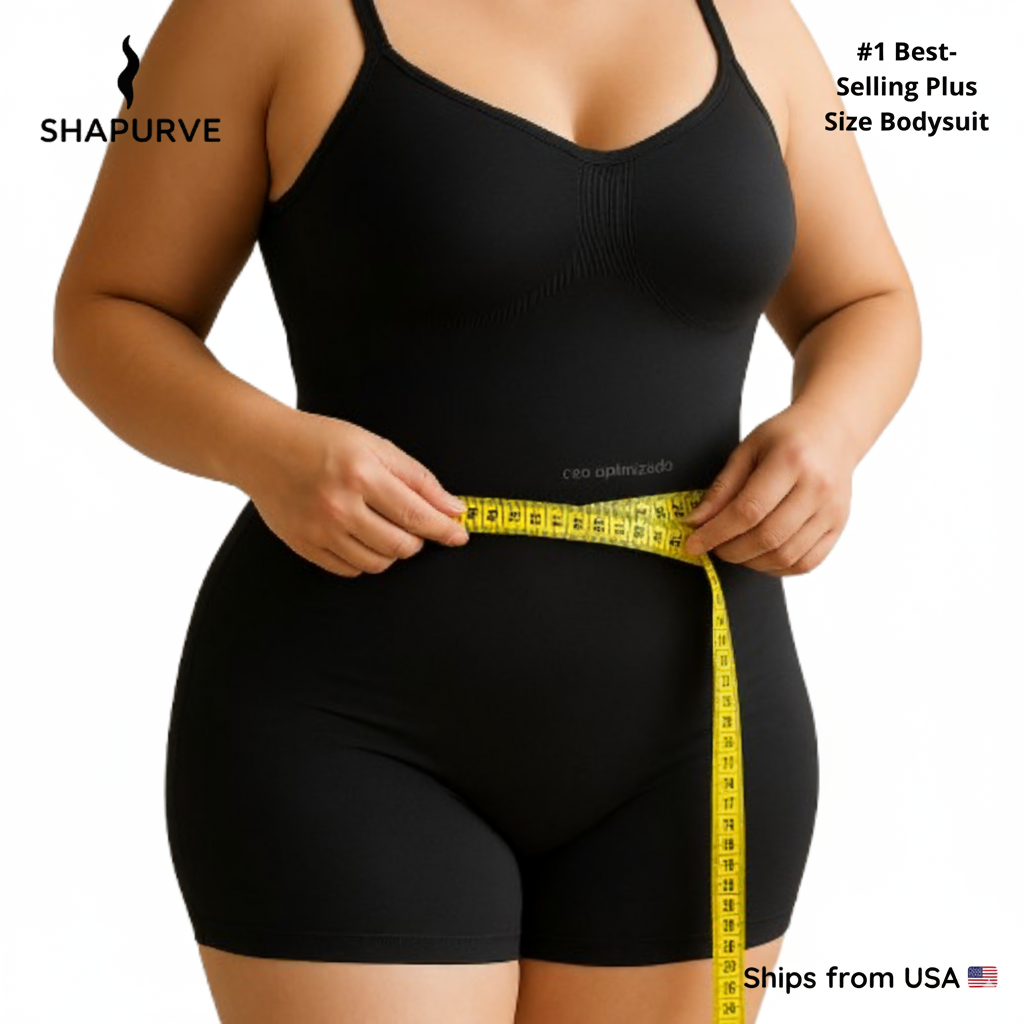Plus Size Seamless Bodysuit – Tummy Control Shapewear for Confident Curvy Women