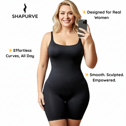 Plus Size Seamless Bodysuit – Tummy Control Shapewear for Confident Curvy Women
