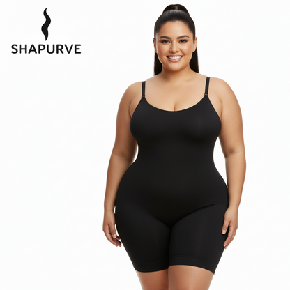 Plus Size Seamless Bodysuit – Tummy Control Shapewear for Confident Curvy Women